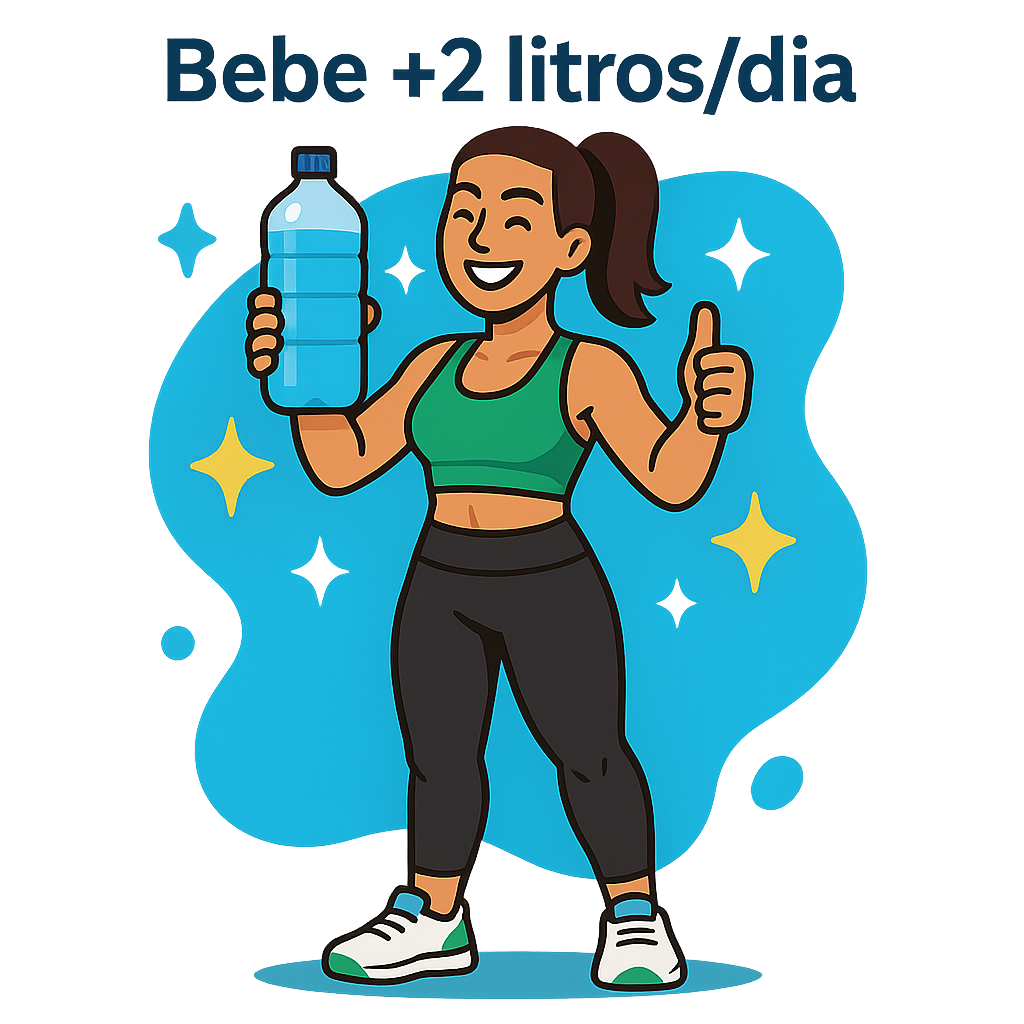 Mais de 2 litros por dia